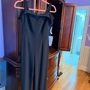 R&M Richards Elegant Black Jumpsuit